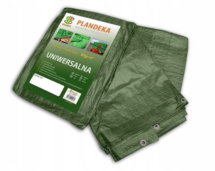 Zosilnená plachta zelená BRADAS 90g, 3 x 3m